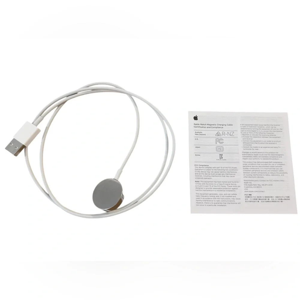 New Apple Watch Magnetic Charger Charging Cable 1m A2255 MX2E2AM/A No Box